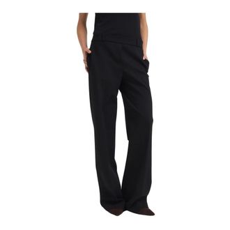 Liviana Conti Dames, Broeken, Zwart, Maat: XS Viscose