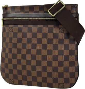 Louis Vuitton Pre-owned Cross Body Bags, female, Brown, Size: ONE SIZE Pre-owned Pochette Shoulder Bag