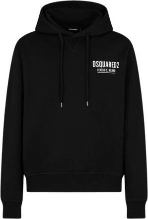 Dsquared2 Icon Ceresio 7 Hoodie - Heren - Hoodies - Zwart - XL - Katoen - Hoodies & sweatvesten