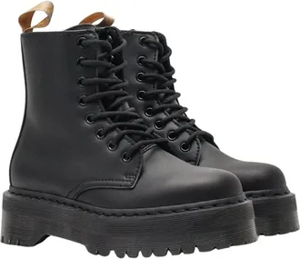 Dr. Martens Jadon II Mono Vegan Boot - Dames - Veterlaarzen - Zwart - 38 EU - Schoenen