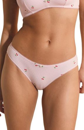 Etam Sleepover Briefs in Imp Fond Rose at Nordstrom, Size X-Large