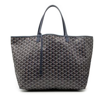 Goyard Navy Pvc Leather Tote Bag (Pre-Owned)