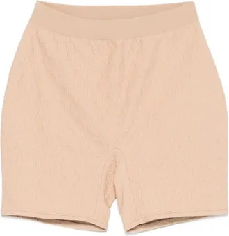 Gucci Beige Textured Logo Short
