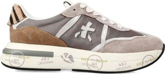 Premiata Cassie lace-up sneakers - Neutrals