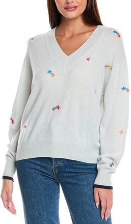 Brodie Shooting Star V-Neck Cashmere Sweater