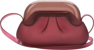 Melissa Glass Jelly Shoulder Bag in Red/Brown at Nordstrom