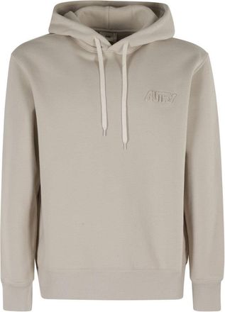 Autry Drawstring Hooded Sweatshirt With Subtle Logo