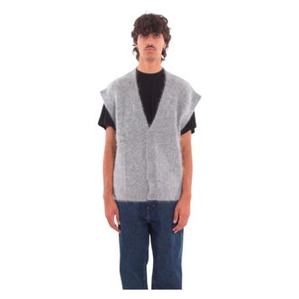Cycle Truien & Vesten, Heren, Grijs, L, Brushed English Ribs Vest