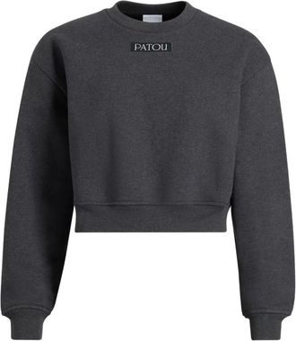 Patou Felpa con applicazione - Grigio
