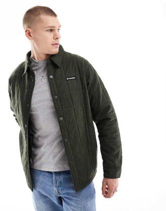 Columbia Landroamer quilted shirt jacket in green