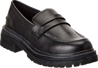 Reiss Adele Cleated Sole Leather Loafer