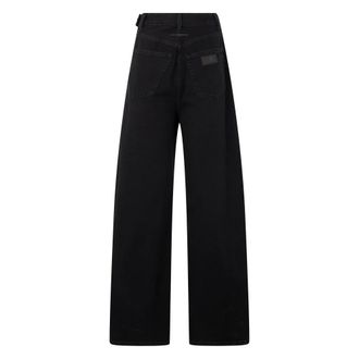 Maison Margiela Wide-leg Denim Jeans - Dames - Jeans - Zwart - Maat: W28 Denim