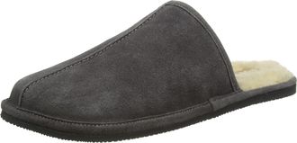 Silver Street London Mens Smithfield Slipper, Grey, 11 UK