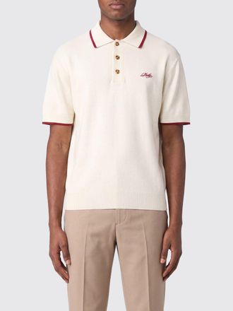 Dr&ocirc;le de Monsieur Dr&ocirc;le de Monsieur Short-Sleeved Wool Knit Polo with Contrast Tipping