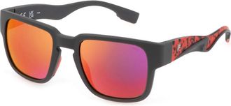Fila Sportieve en trendy zonnebrillencollectie - Heren - Zonnebrillen - Grijs - 53 MM - Accessoires