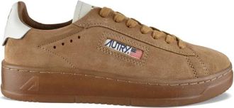Autry Dallas Low Sneakers - Dames - Sneakers - Bruin - 40 EU - Katoen - Schoenen