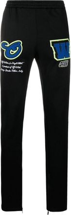 Off-white Diag-stripe track pants - men - Cotton/Polyamide/Acetate/Polyester/Acrylic/Rayon/Polyester/Wool - L - Black