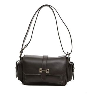 Hogan Shoulder Bags, female, Brown, ONE SIZE, Brown leather camera bag