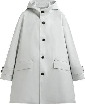 Mackintosh Humbie raincoat - men - Cotton - 44 - Grey