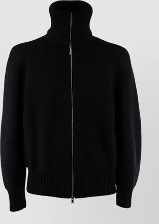 Bottega Veneta knitwear high collar ribbed cuffs hem