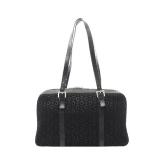 Celine Pre-owned Handbags, female, Black, Size: ONE SIZE Pre-owned C Macadam Suede Leather Shoulder Bag