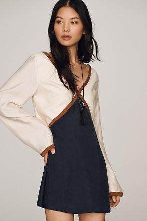 SANCIA Alba Long-Sleeve Mini Dress