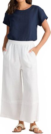 Holiday Sailor Straight Leg Pant In White