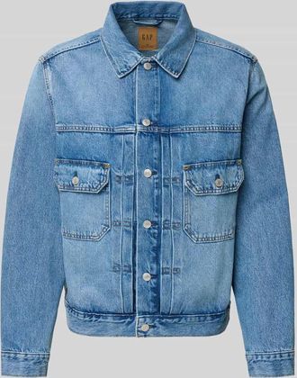 GAP Regular Fit Jeansjacke mit Umlegekragen Modell MENDOCINO in Jeansblau, Gr&ouml;&szlig;e XXL