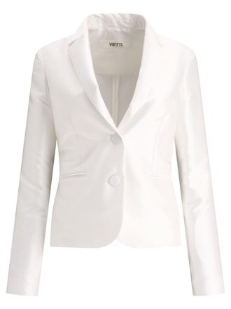 F.it F. It Satin Single-Breasted Blazer