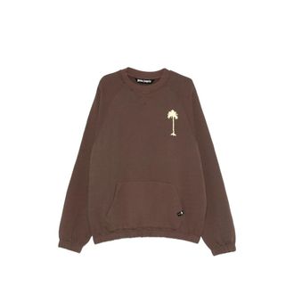 Palm Angels Graphic-print Pouch-pocket Sweater