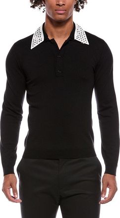 Valentino Slim Fit Wool Polo Shirt