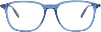 Montblanc 52mm Square Optical Glasses in Blue Transparent at Nordstrom Rack