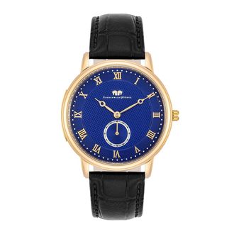 Rhodenwald & S&ouml;hne Mens Male Stainless steel Watch 40,0mm - Black Stainless Steel (archived) - One Size