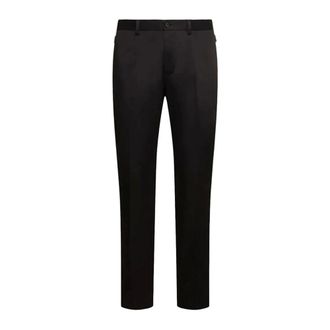 Dolce & Gabbana Pantalone - male - Dolce & Gabbana - Slim-fit Trousers - Black - M - Trousers