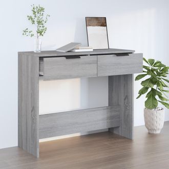 vidaXL Vidaxl Tavolino Consolle Grigio Sonoma 90x36x75 Cm Legno