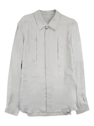 Rick Owens pocket shirt - men - Fabric - 48 - Grey