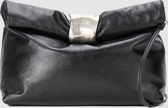 Staud Sac Cuff Clutch Noir