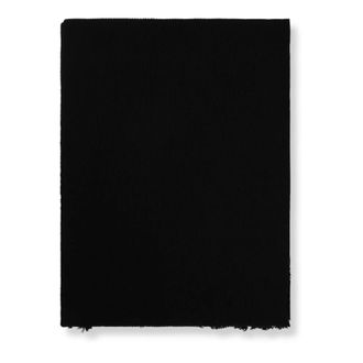 Maison Margiela Verticale Geribbelde Katoenen Sjaal - Heren - Wintersjaals - Zwart - ONE Size - Katoen - Accessoires