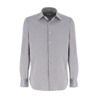 Xacus Elegante Formele Overhemd met Japanse Technologie - Heren - Casual Overhemden - Grijs - 5XL - Overhemden