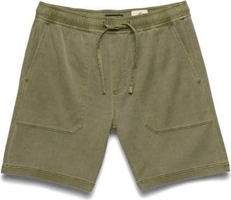 Surfside Supply Co. Tyler Washed Utility Short in Lichen Green at Nordstrom, Size Xx-Large