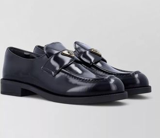 Prada leather loafers