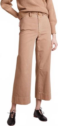 Apiece Apart Merida Cropped Pants In Camel