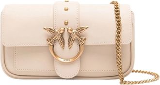 Pinko Love One Pocket - Bags - Mujer - Beige - ONE SIZE