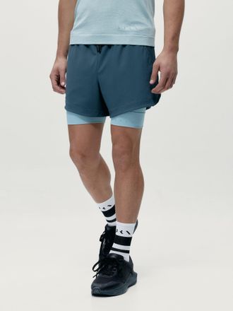 Born Living Yoga Short Mashu Stormy Grey/Blue Chalk