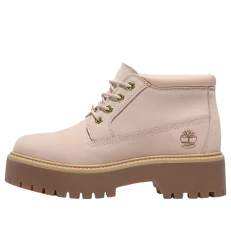 Timberland (WMNS) Timberland Stone Street Mid Lace-Up Waterproof Light Beige TB0A2HA9EN71