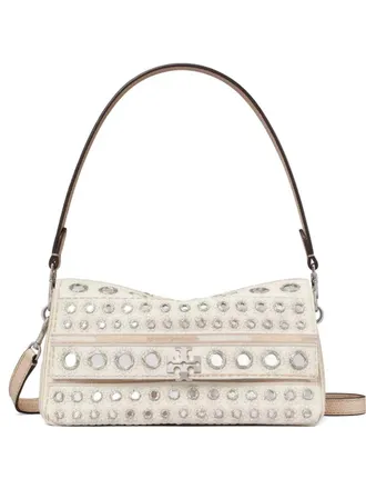 Tory Burch Borsa a tracolla Charlie piccola Tory Burch con decorazioni