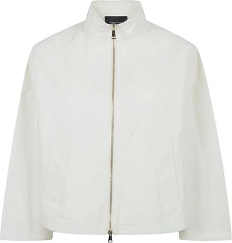 Fabiana Filippi Short Boxy Pea Coat - Dames - Zomerjassen - Beige - S - Katoen - Jassen