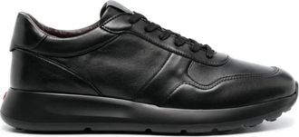 Tod's Zwarte Leren Sneakers - Heren - Sneakers - Zwart - 41 EU - Leer - Schoenen