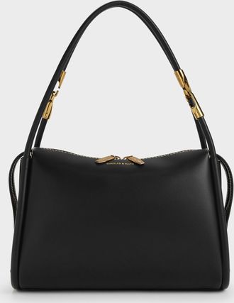 Charles & Keith Lyla Tubular Slouchy Shoulder Bag