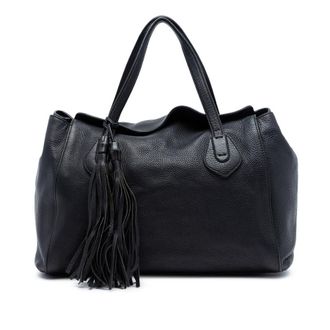 Gucci Pre-owned Gucci Pebbled Leather Lady Tassel Tote Ladies POEEMYPI7JO21HEL